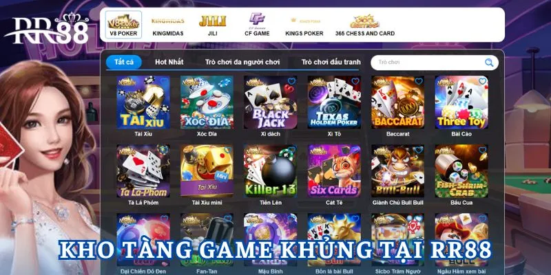 RR88 sở hữu kho tàng game hot